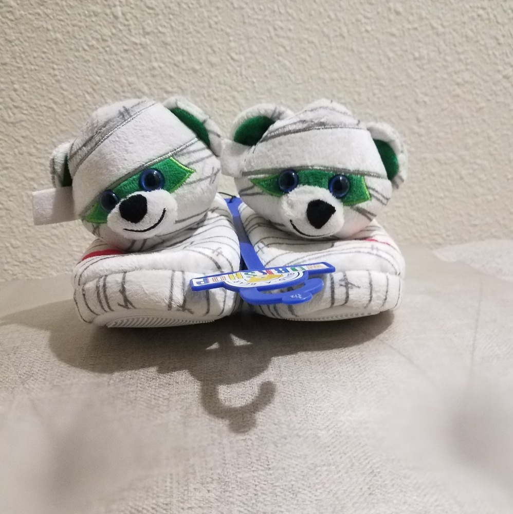 Build A Bear Mummy Bear Slippers